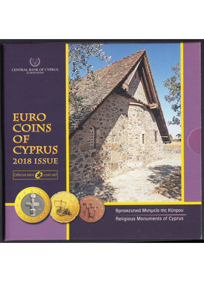 2018 - CIPRO Divisionale Ufficiale Euro Monumenti Religiosi Fdc